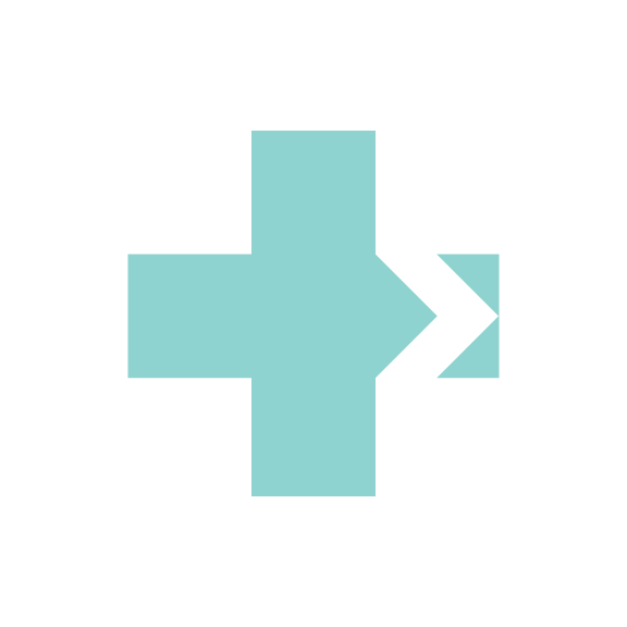 NurseRecruit logo icon in soft blue
