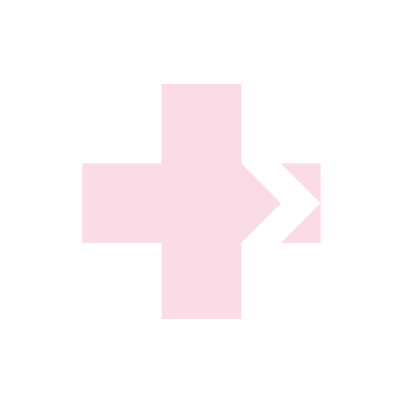 NurseRecruit logo icon in soft pink